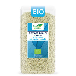 SEZAM BIAŁY ŁUSKANY BIO 400 g - BIO PLANET