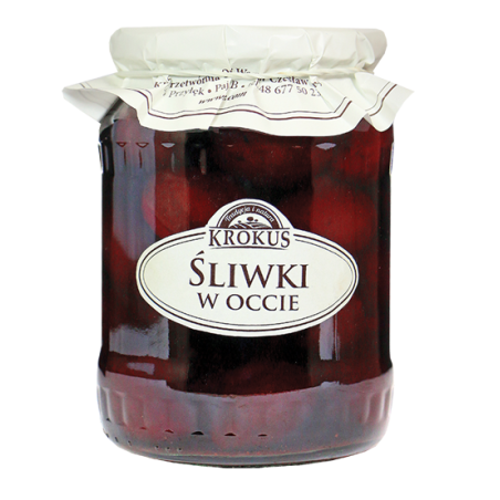 ŚLIWKI W OCCIE BEZGLUTENOWE 500 g (250 g) - KROKUS