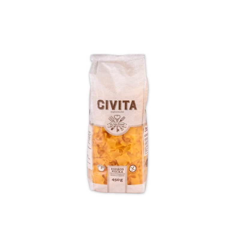 MAKARON (KUKURYDZIANY) KOSTKA BEZGLUTENOWY 450 g - CIVITA