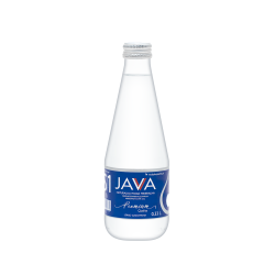 NATURALNA WODA MINERALNA ŚREDNIOZMINERALIZOWANA LEKKO GAZOWANA 330 ml (SZKŁO) - JAVA