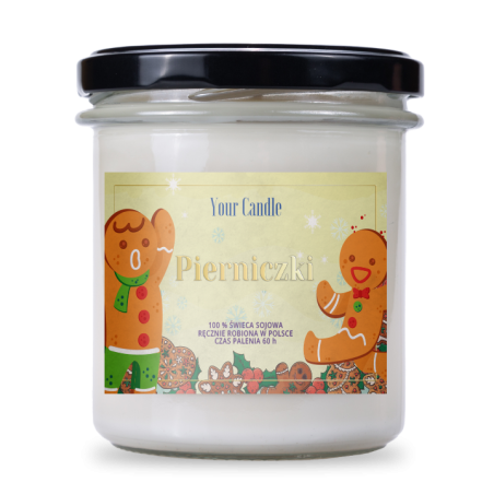 ŚWIECA SOJOWA ZAPACHOWA PIERNICZKI 300 ml - YOUR CANDLE (PRODUKT SEZONOWY)