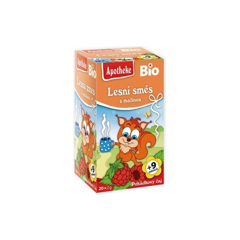 HERBATKA DLA DZIECI - OWOCE LEŚNE Z MALINĄ PO 9 MIESIĄCU BIO (20 x 2 g) 40 g - APOTHEKE