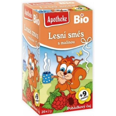 HERBATKA DLA DZIECI - OWOCE LEŚNE Z MALINĄ PO 9 MIESIĄCU BIO (20 x 2 g) 40 g - APOTHEKE