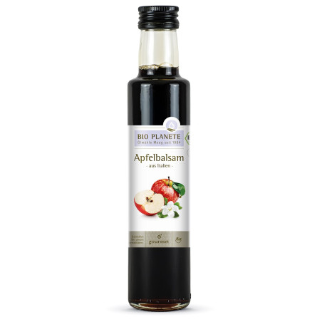 ZESTAW PREZENTOWY OLEJ Z PRAŻONYCH NASION SEZAMU & OCET BALSAMICZNY JABŁKOWY (2 x 250 ml) - BIO PLANETE