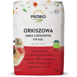 MĄKA ORKISZOWA LUKSUSOWA TYP 550 BIO 1 kg - PROBIO