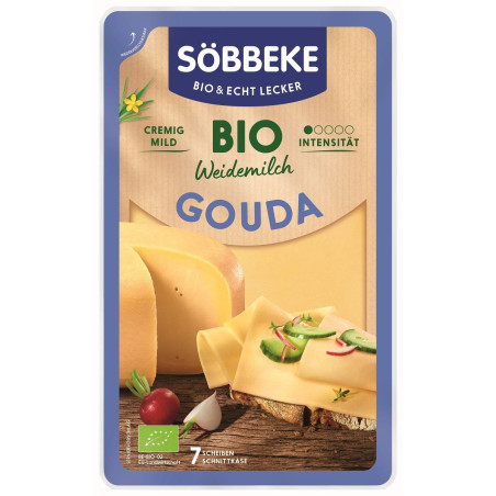 SER GOUDA PLASTRY BIO 125 g - SOBBEKE