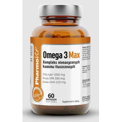 OMEGA 3 MAX BEZGLUTENOWE 60 KAPSUŁEK - PHARMOVIT (CLEAN LABEL)