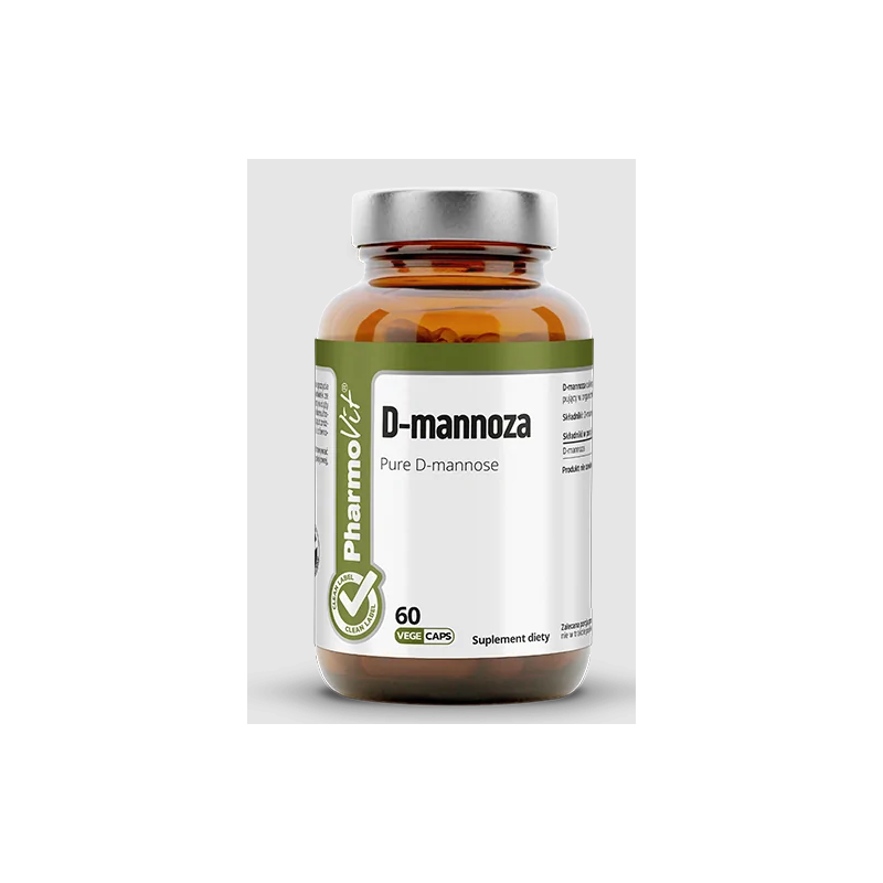 D-MANNOZA BEZGLUTENOWA 60 KAPSUŁEK - PHARMOVIT (CLEAN LABEL)