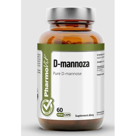 D-MANNOZA BEZGLUTENOWA 60 KAPSUŁEK - PHARMOVIT (CLEAN LABEL)