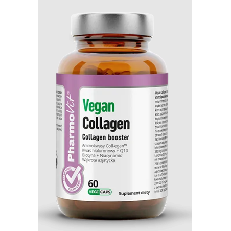 COLLAGEN BOOSTER VEGAN BEZGLUTENOWY 60 KAPSUŁEK - PHARMOVIT (CLEAN LABEL)