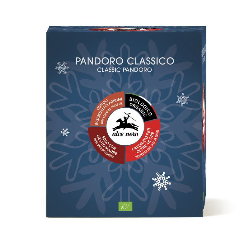 BABKA PANDORO CLASSICO BIO 600 g - ALCE NERO (PRODUKT SEZONOWY)