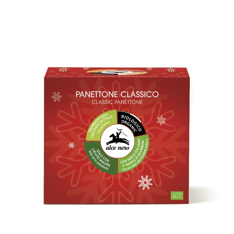 BABKA PANETTONE CLASSICO BIO 750 g - ALCE NERO (PRODUKT  SEZONOWY)