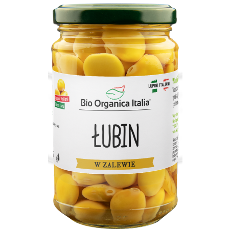 ŁUBIN W ZALEWIE BIO 280 g (200 g) (SŁOIK) - BIO ORGANICA ITALIA