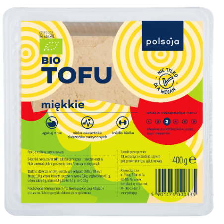 TOFU NATURALNE MIĘKKIE BIO 400 g - WELL WELL