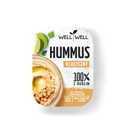 HUMMUS KLASYCZNY 125 g - WELL WELL