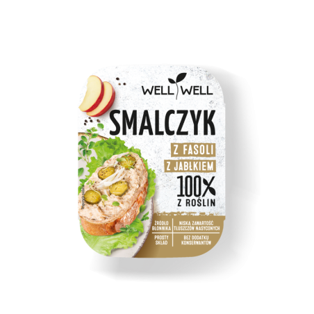 SMALCZYK Z FASOLI Z JABŁKIEM 125 g - WELL WELL