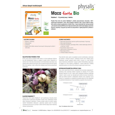 MACA FORTE BIO 30 TABLETEK - PHYSALIS