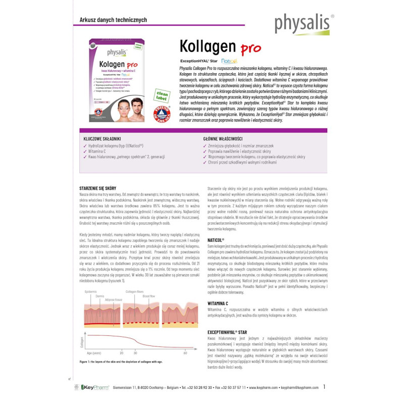 KOLAGEN PRO 30 SASZETEK - PHYSALIS
