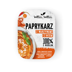 PAPRYKARZ Z WARZYWAMI I RYŻEM 115 g - WELL WELL