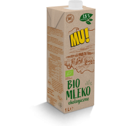 MLEKO MU! UHT (3,8 % TŁUSZCZU) BIO 1 L - WART-MILK