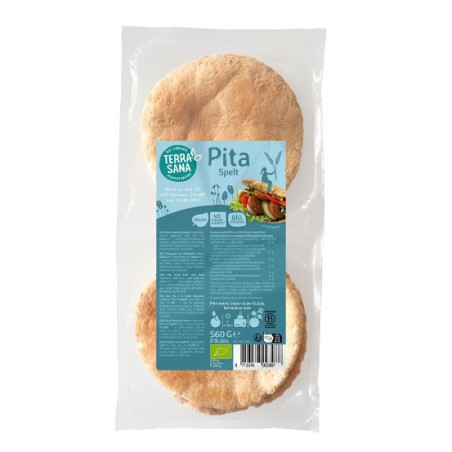 CHLEB PITA ORKISZOWY BIO 560 g - TERRASANA