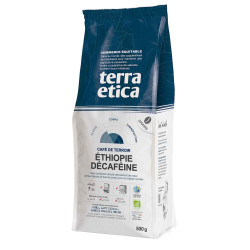 KAWA ZIARNISTA BEZKOFEINOWA ARABICA 100 % ETIOPIA FAIR TRADE BIO 500 g - CAFE MICHEL