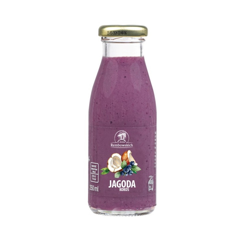 SMOOTHIE JAGODA - KOKOS 250 ml - REMBOWSCY