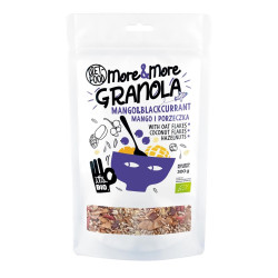 GRANOLA Z MANGO I CZARNĄ PORZECZKĄ BIO 200 g - DIET-FOOD (FRED THE SNAKE)