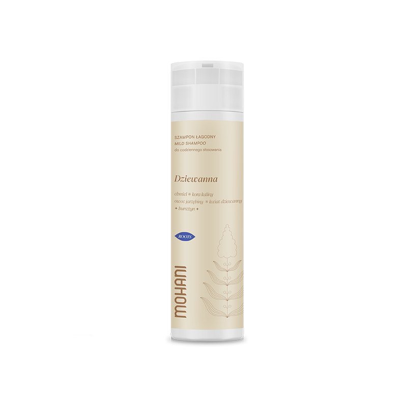SZAMPON ŁAGODNY DO CODZIENNEGO STOSOWANIA DZIEWANNA 250 ml - MOHANI
