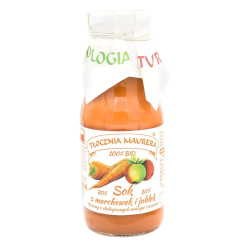 SOK MARCHEWKOWY Z JABŁKIEM NFC BIO 300 ml - TŁOCZNIA MAURERA