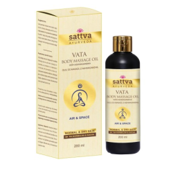 OLEJ DO MASAŻU RELAKSUJĄCY Z ASHWAGANDHĄ 200 ml - SATTVA (AYURVEDA)