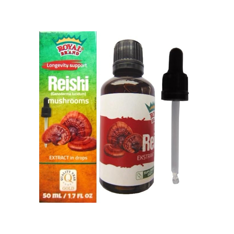 EKSTRAKT Z GRZYBÓW REISHI 50 ml - ROYAL BRAND