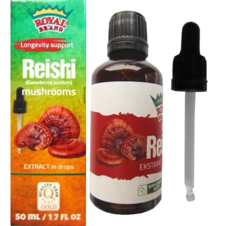 EKSTRAKT Z GRZYBÓW REISHI 50 ml - ROYAL BRAND