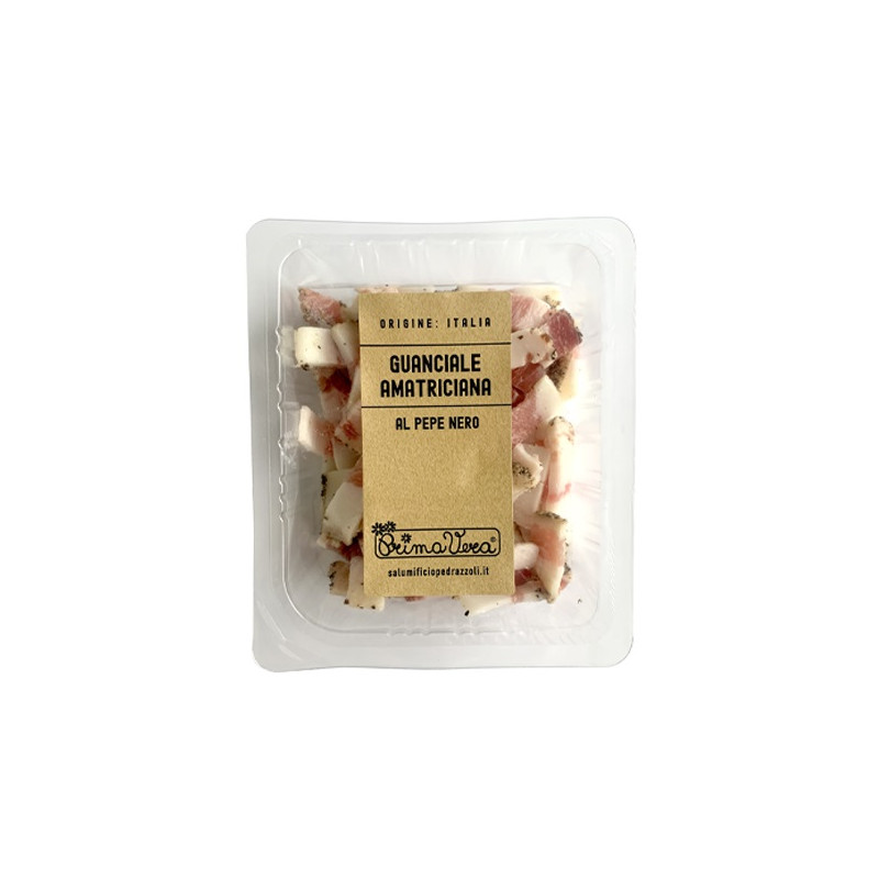 GUANCIALE Z PIEPRZEM CZARNYM BIO 100 g - PRIMAVERA