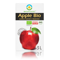 SOK JABŁKOWY Z MIĄŻSZEM NFC BEZGLUTENOWY BIO 3 L - BIO FOOD