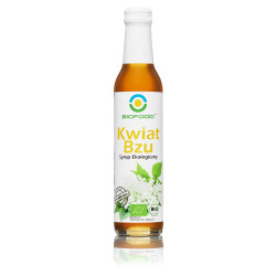 SYROP Z KWIATÓW CZARNEGO BZU BEZGLUTENOWY BIO 250 ml - BIO FOOD