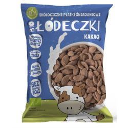 ŁÓDECZKI JAGLANO - ORKISZOWE Z KAKAO BEZ DODATKU CUKRÓW BIO 260 g - HELPA