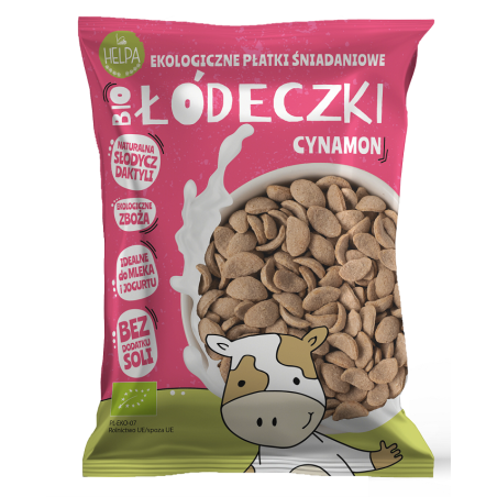 ŁÓDECZKI JAGLANO - OWSIANE Z CYNAMONEM BEZ DODATKU CUKRÓW BIO 260 g - HELPA