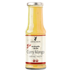 SOS CURRY MANGO BEZGLUTENOWY BIO 210 ml - SANCHON