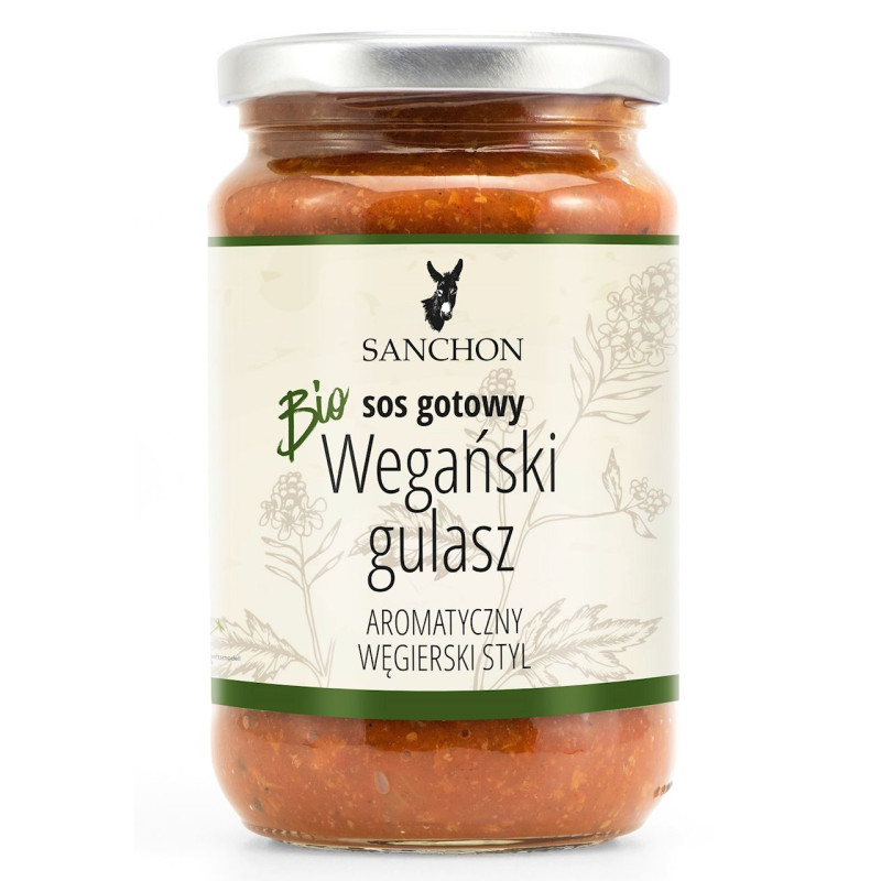 GULASZ WEGAŃSKI BEZGLUTENOWY BIO 330 ml - SANCHON