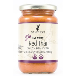 SOS CURRY RED THAI BEZGLUTENOWY BIO 340 g - SANCHON