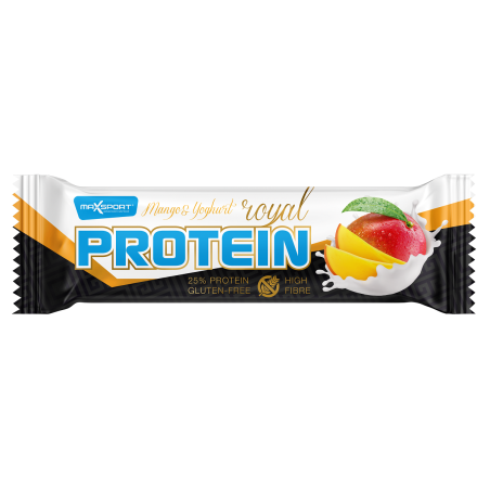 BATON PROTEINOWY Z MANGO W JOGURTOWEJ POLEWIE BEZGLUTENOWY 60 g - MAXSPORT