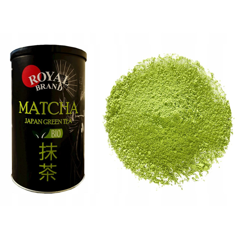 HERBATA ZIELONA MATCHA JAPOŃSKA BIO 100 g - ROYAL BRAND