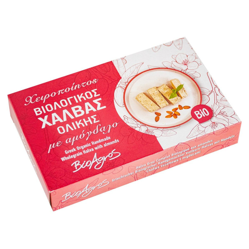 CHAŁWA Z MIGDAŁAMI BIO 200 g - BIOAGROS