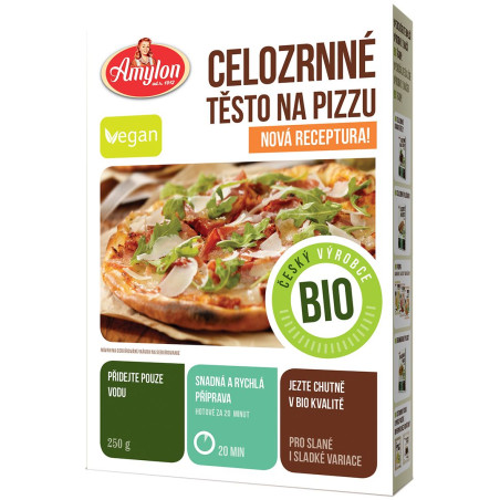 MIESZANKA NA CIASTO NA PIZZĘ BIO 250 g - AMYLON