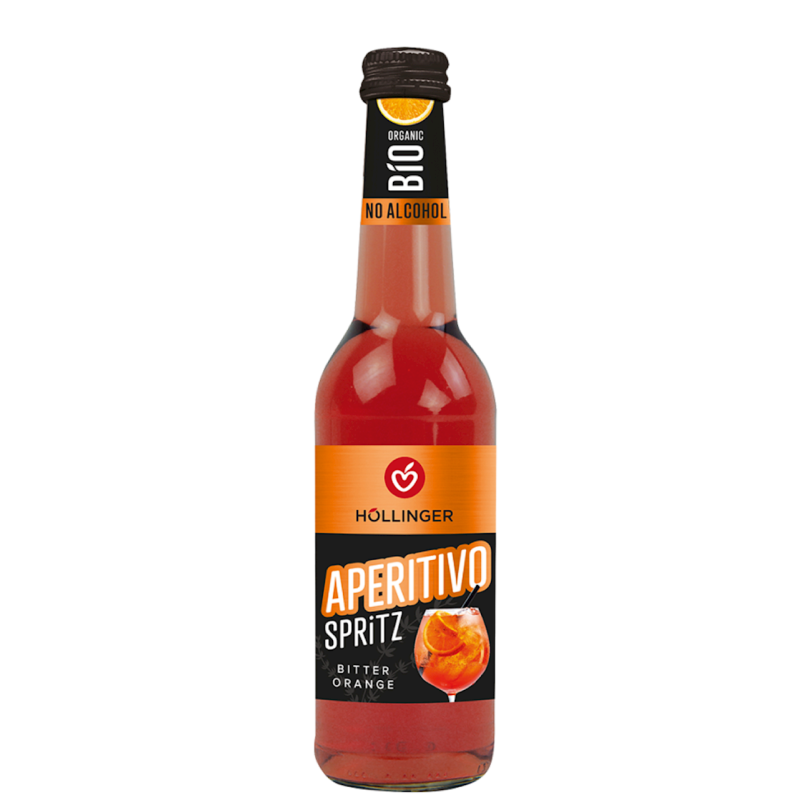 DRINK MUSUJĄCY BEZALKOHOLOWY APERITIVO BIO 330 ml - HOLLINGER