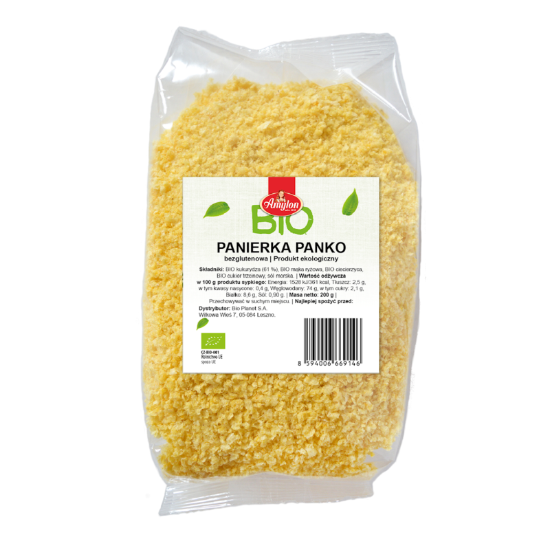 PANIERKA PANKO BEZGLUTENOWA BIO 200 g - AMYLON
