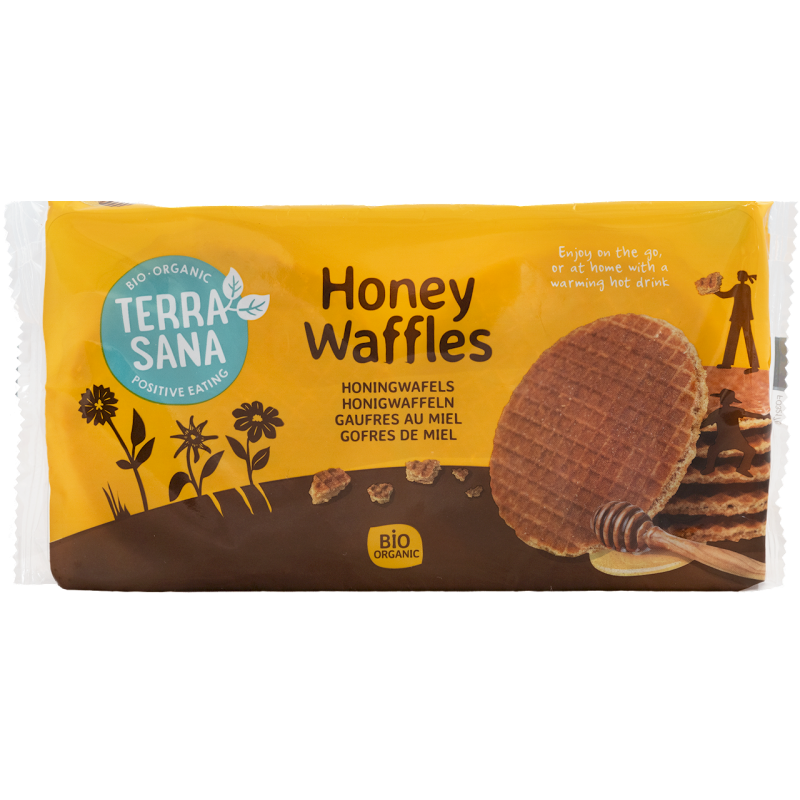 WAFELKI MIODOWE BIO 175 g - TERRASANA