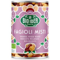 FASOLA MIX W ZALEWIE BIO 400 g (240 g) - LA BIO IDEA