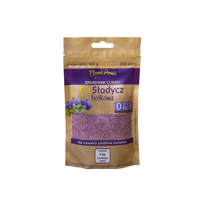 FIT SŁODYCZ FIOŁKOWA 100 g - FLOWER POWER